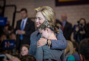 1-HillaryHuggingGirl