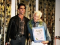 Proposition 215 Medical Marijuana Anniversary Party held at the San Francisco LGBT Community Center on November 4. State Assemblyman Mark Leno with activist Dennis Peron and his State Proclamation.