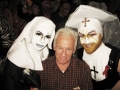 Dennis Peron and some Sisters of Perpetual Indulgence at an AIDS benefit, in 2009.