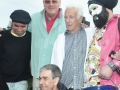 David Smith, Wayne Justmann, and Dennis Peron, with Dennis' husband John Entwhistle, with 2 Sisters at the Sisters of Perpetual Indulgence Easter in Dolores Park, in 2012.