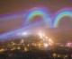 Rainbows Appeared in the Night Sky Over the Castro During Pride Weekend