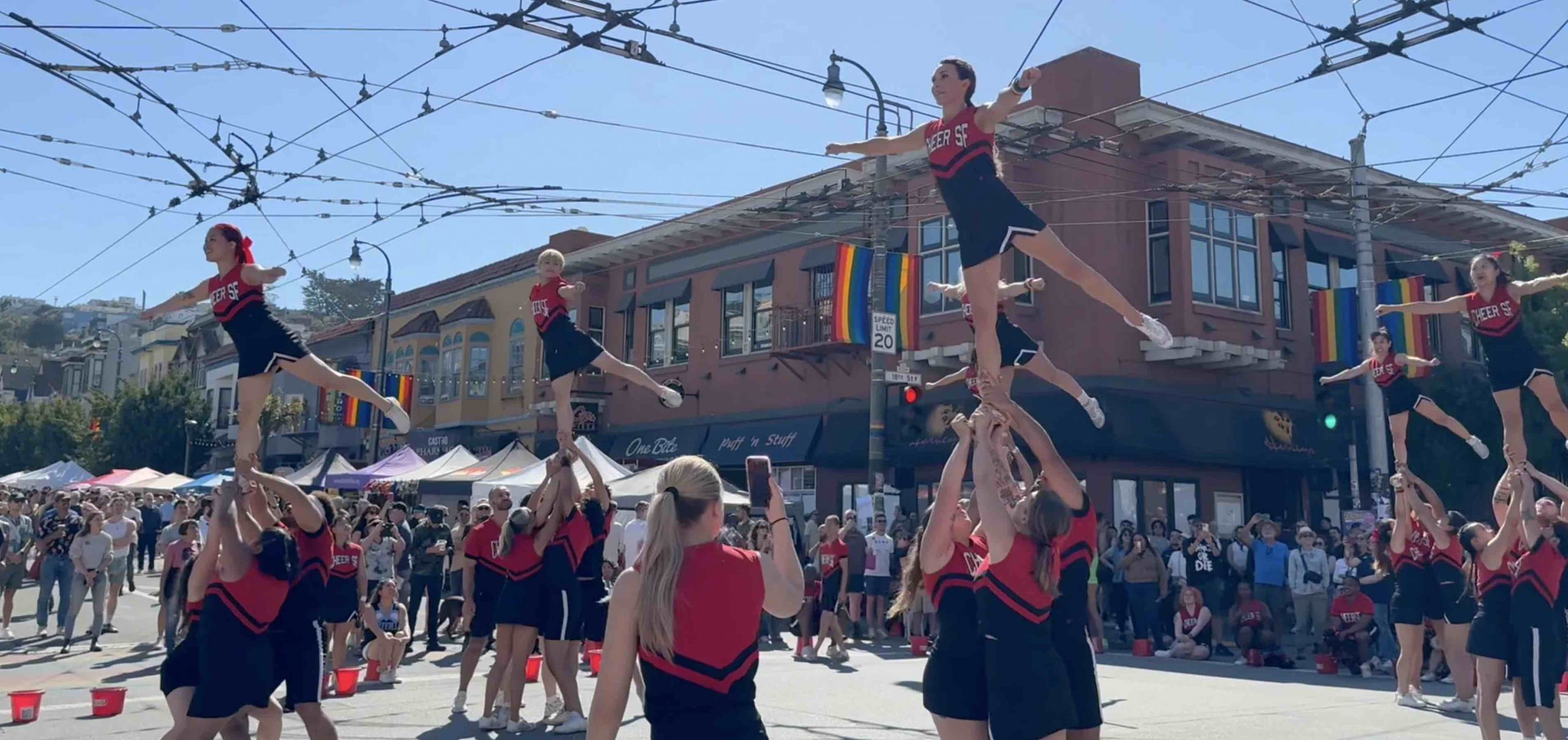 CHEER SF Performs on Castro Street - San Francisco Bay Times