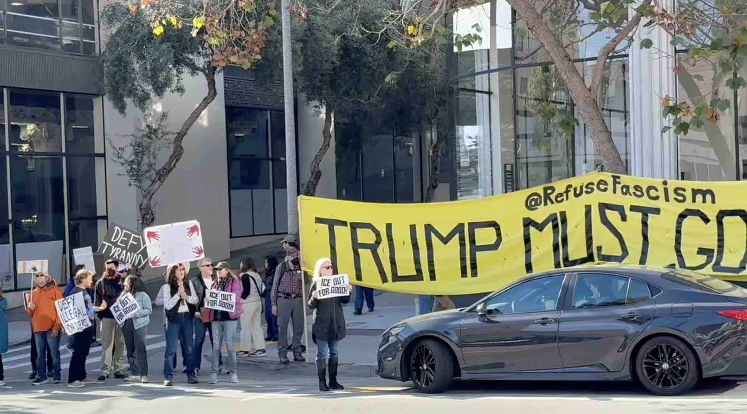 'ICE Out for Good' Protest in San Francisco - San Francisco Bay Times