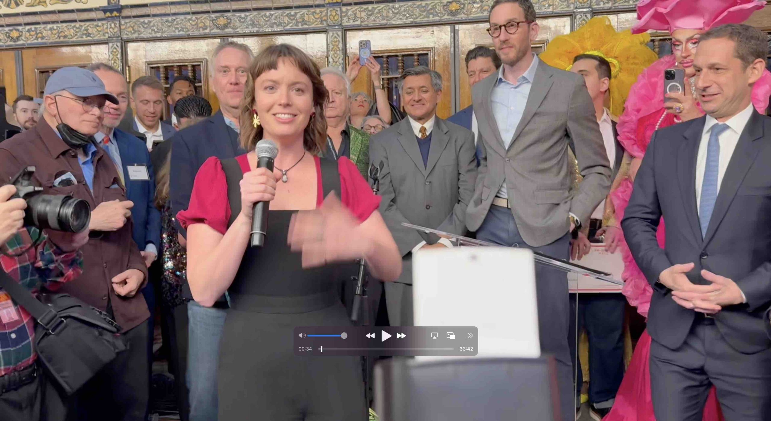 Castro Theatre Reopening Ceremony and Gathering of Iconic Drag Stars - San Francisco Bay Times