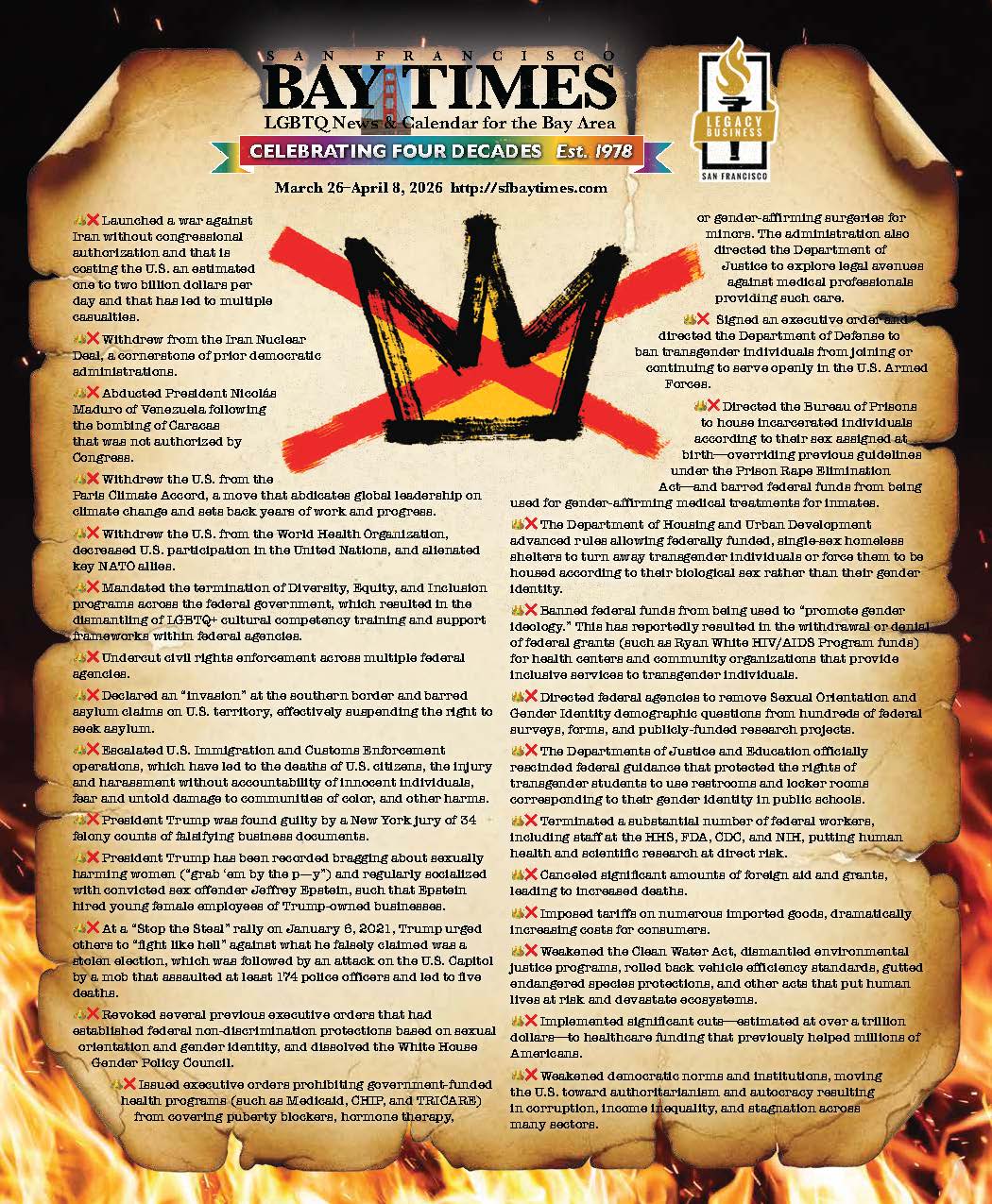 The Dangerous Case of Donald Trump - San Francisco Bay Times