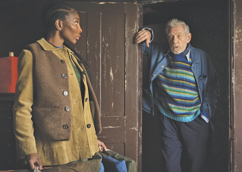 Ian McKellen and Michaela Coel Shine in The Christophers - San Francisco Bay Times